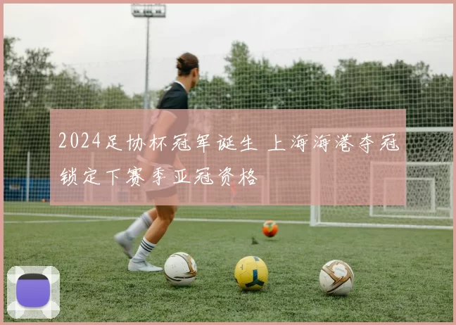 2024足协杯冠军诞生 上海海港夺冠锁定下赛季亚冠资格